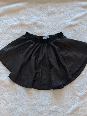 MIA Black Shimmer Circle Skirt